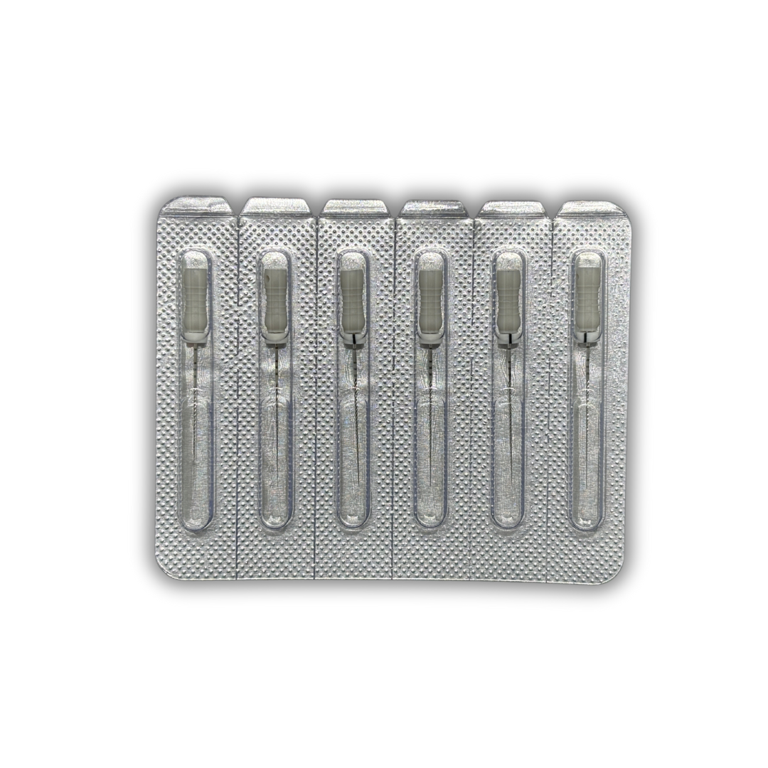 LIMAS MANUALES C TAPER 02 DE 25MM. BLISTER DE 6 UNIDADES